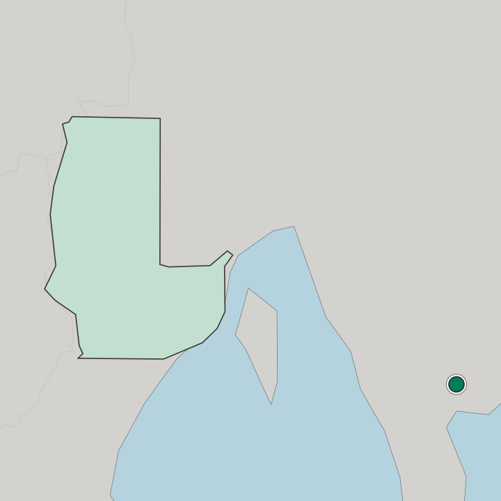 Map showing Mati — In Davao