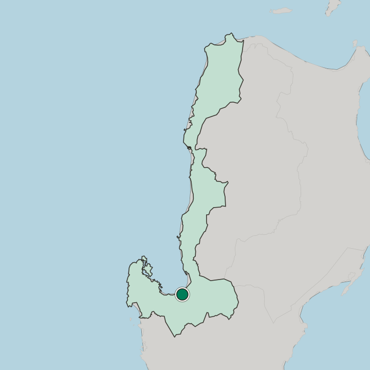 Map showing Dagupan — In Ilocos