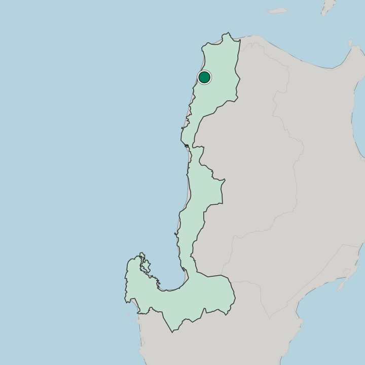 Map showing Laoag — In Ilocos