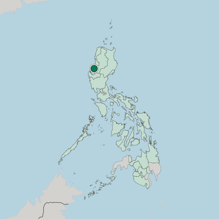 Map showing San Fernando — In Philippines