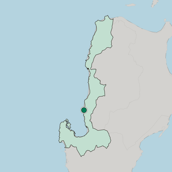 Map showing San Fernando — In Ilocos
