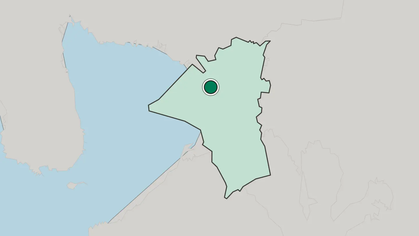 Map of Caloocan in Philippines