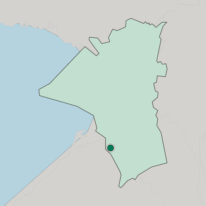 Map showing Las Piñas — In National Capital Region
