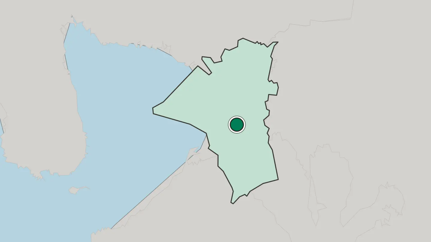 Map of Makati City in Philippines
