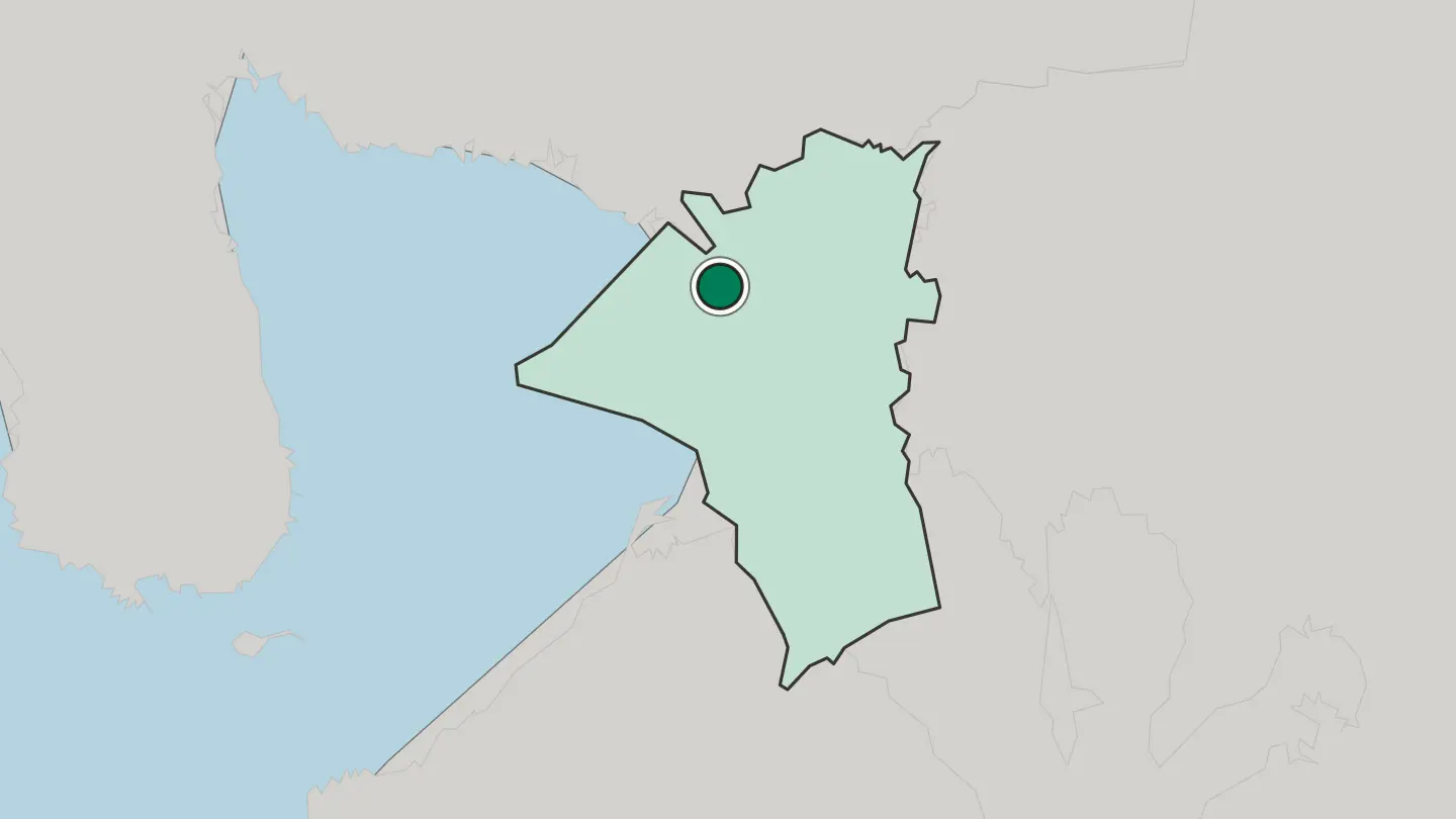 Map of Malabon in Philippines