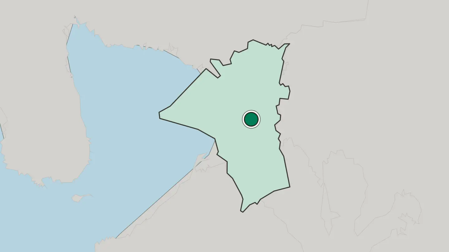 Map of Mandaluyong City in Philippines