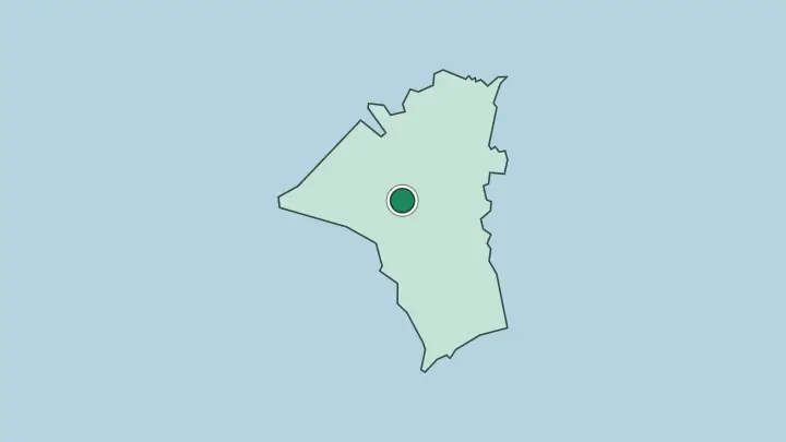 Map of Manila in Philippines