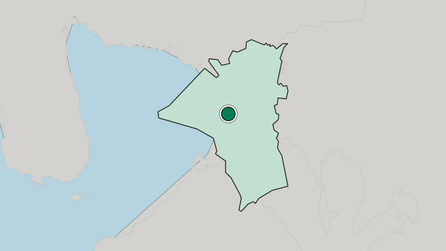 Map of Manila in Philippines