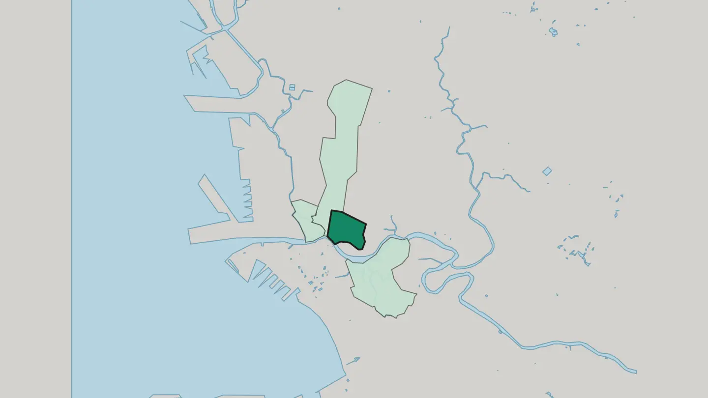 Map of Quiapo in Manila