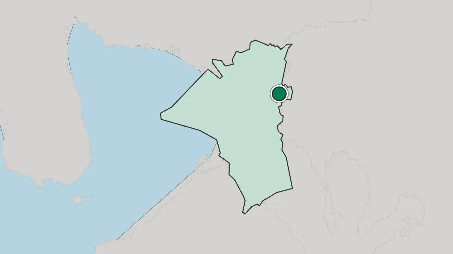 Map of Marikina City in Philippines