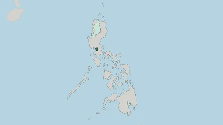 Map of National Capital Region in Philippines