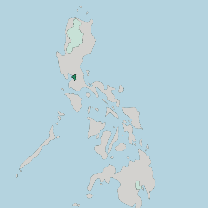 Map showing National Capital Region — In Philippines