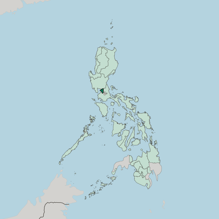 Map showing National Capital Region — In Philippines