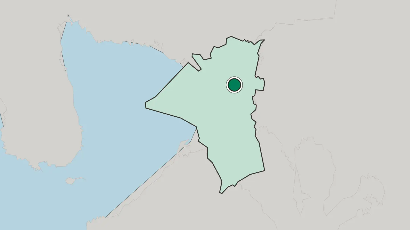 Map of Quezon City in Philippines