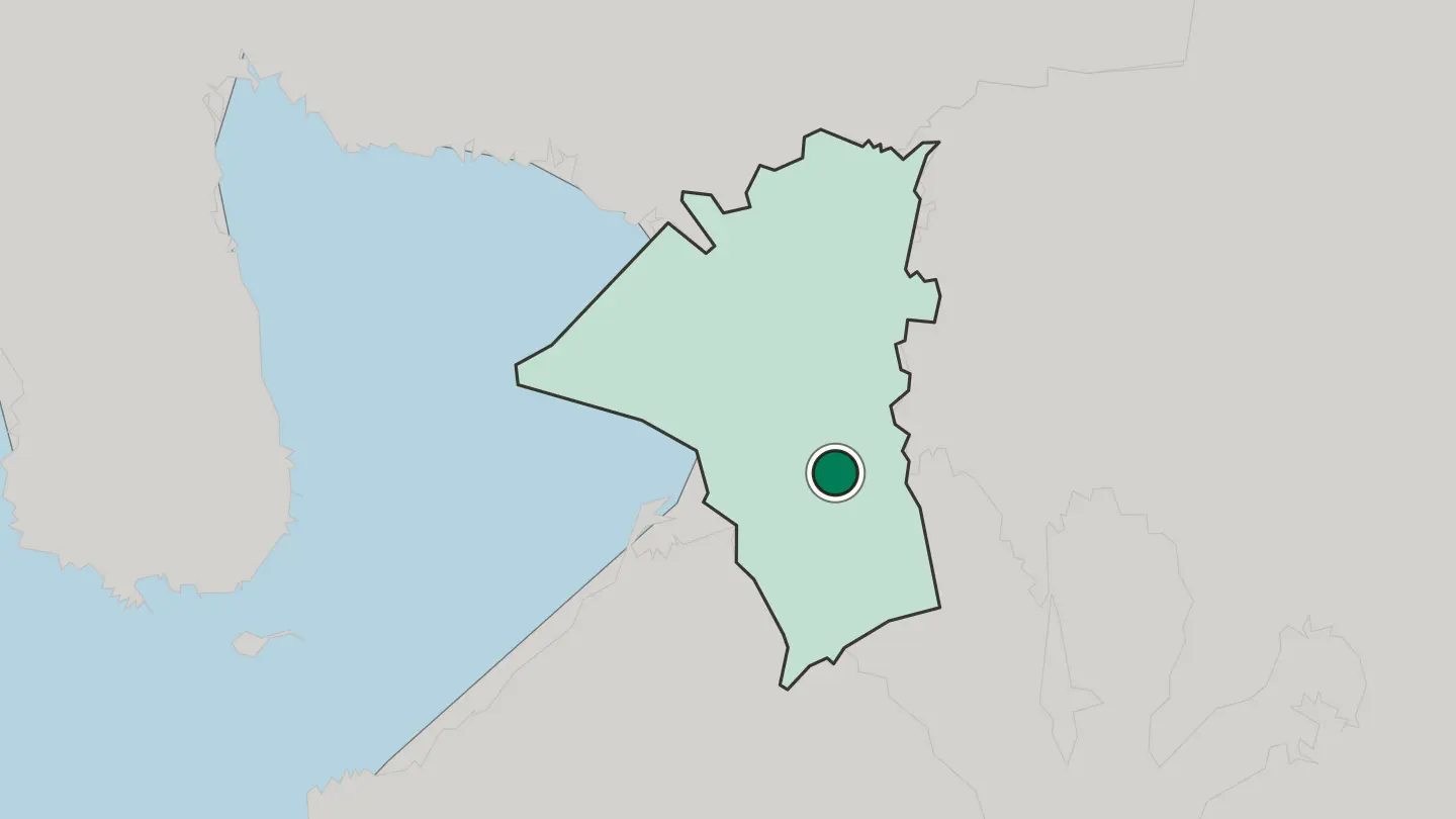 Map of Taguig in Philippines