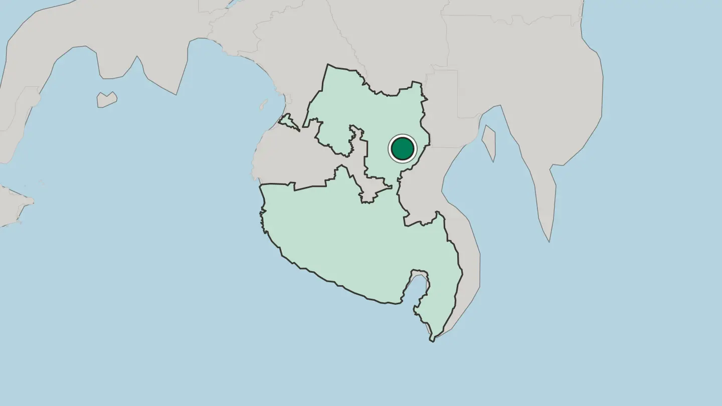 Map of Kidapawan in Philippines