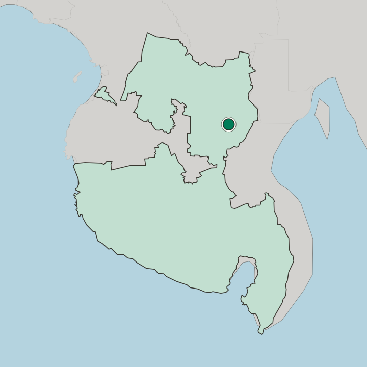 Map showing Kidapawan — In Soccsksargen