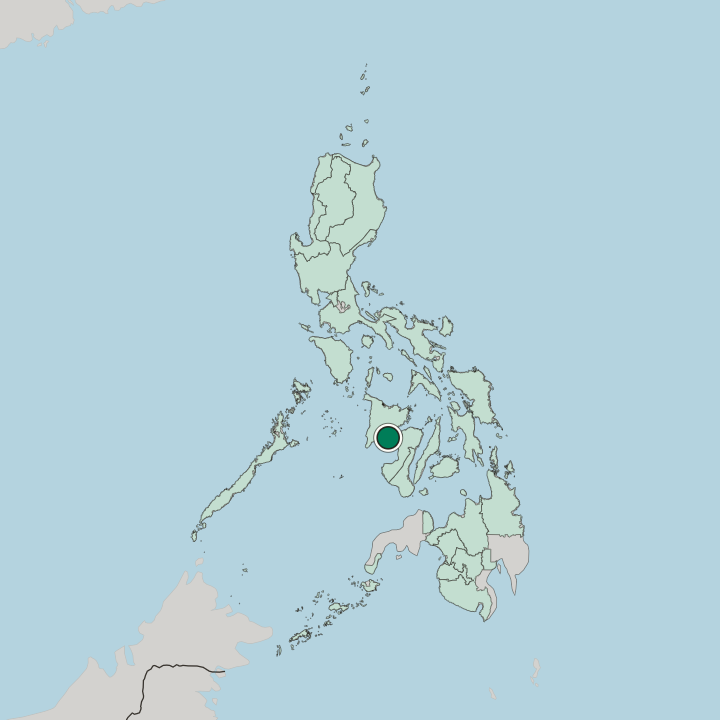 Map showing Iloilo — In Philippines