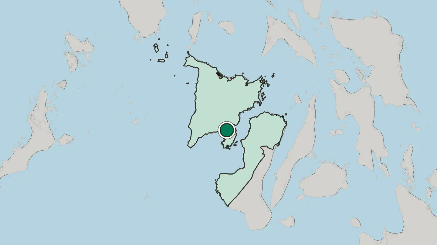 Map of Iloilo in Philippines