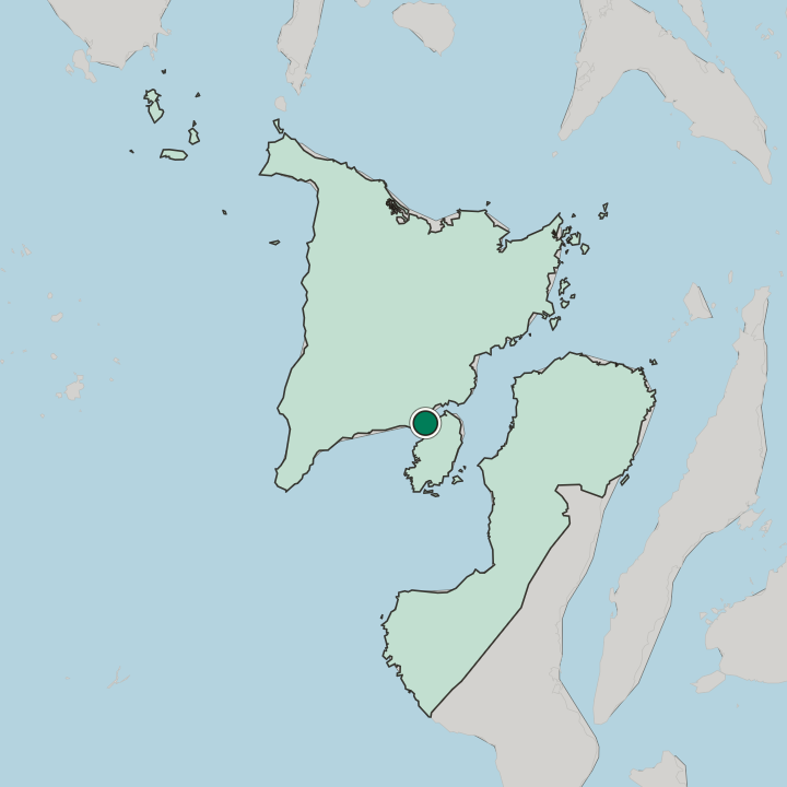 Map showing Iloilo — In Western Visayas