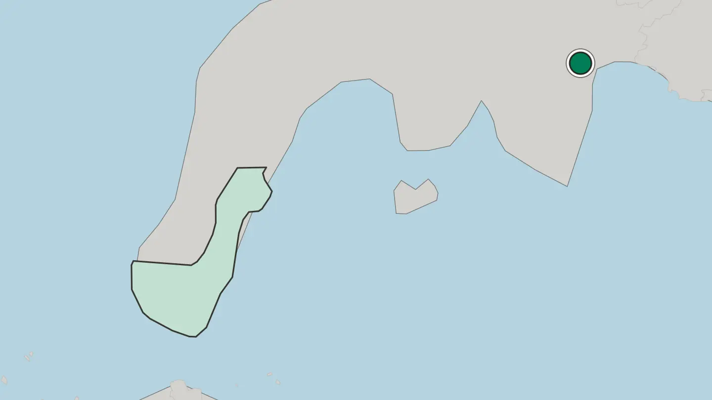 Map of Pagadian in Philippines
