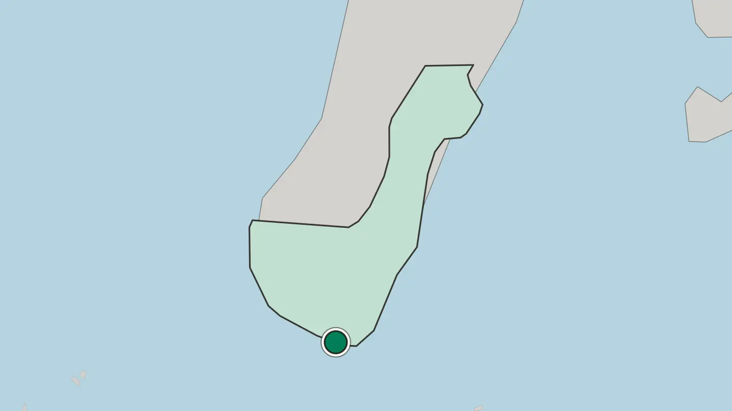 Map of Zamboanga in Philippines