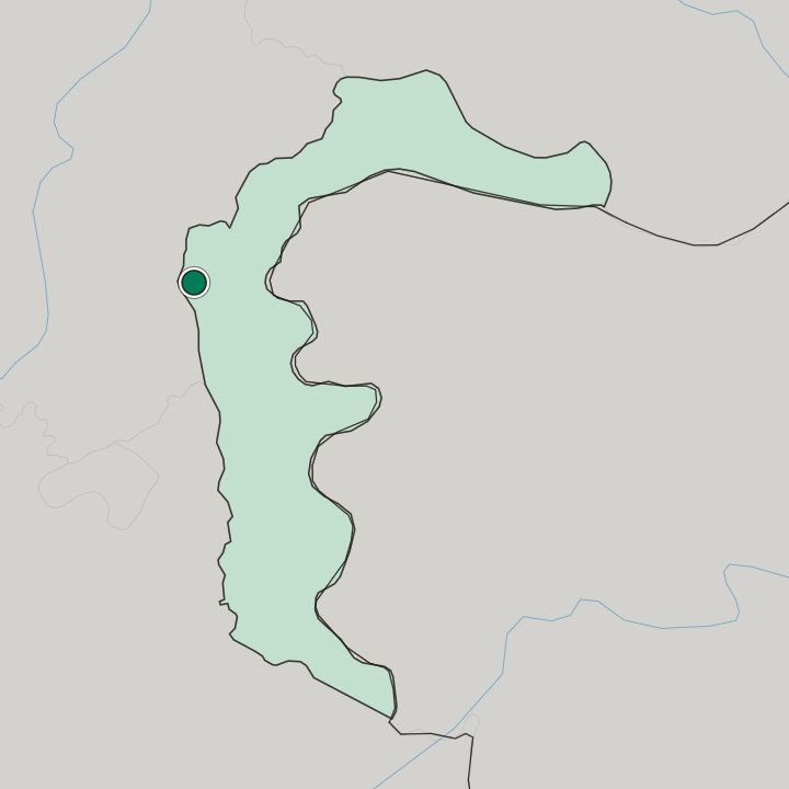 Map showing Muzaffarābād — In Azad Jammu and Kashmir