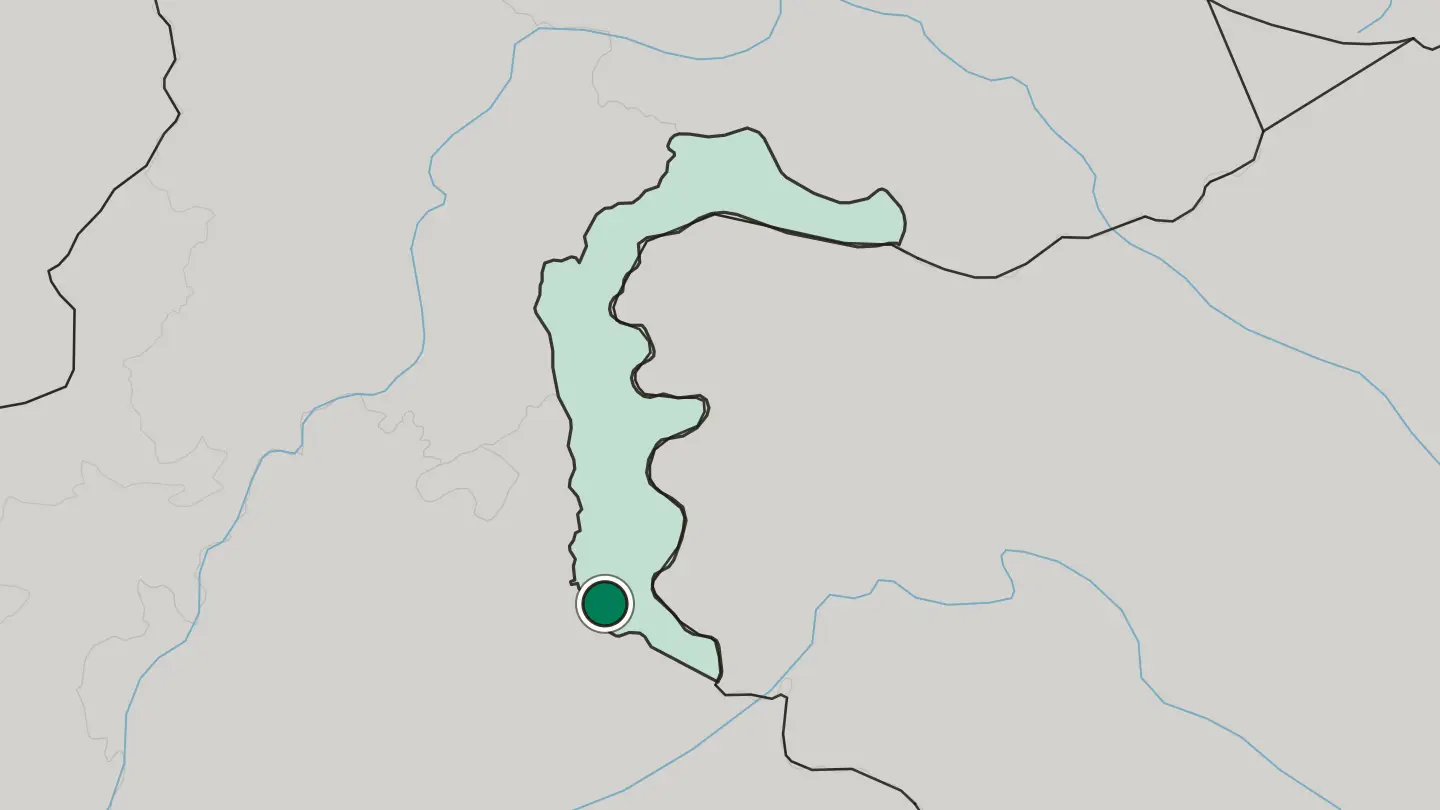 Map of New Mirpur City in Pakistan