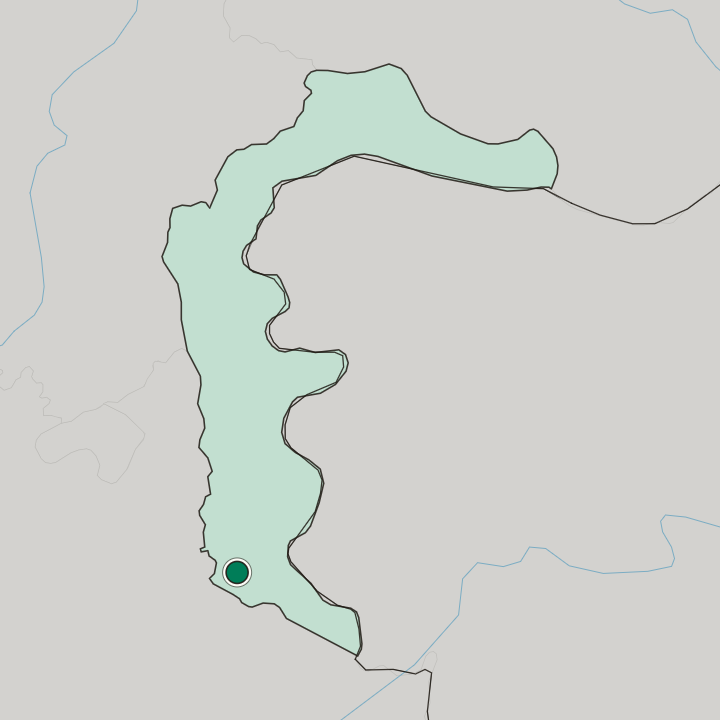 Map showing New Mirpur City — In Azad Jammu and Kashmir