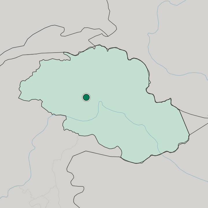 Map showing Gilgit — In Gilgit-Baltistan