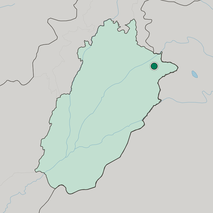 Map showing Daska — In Punjab Province
