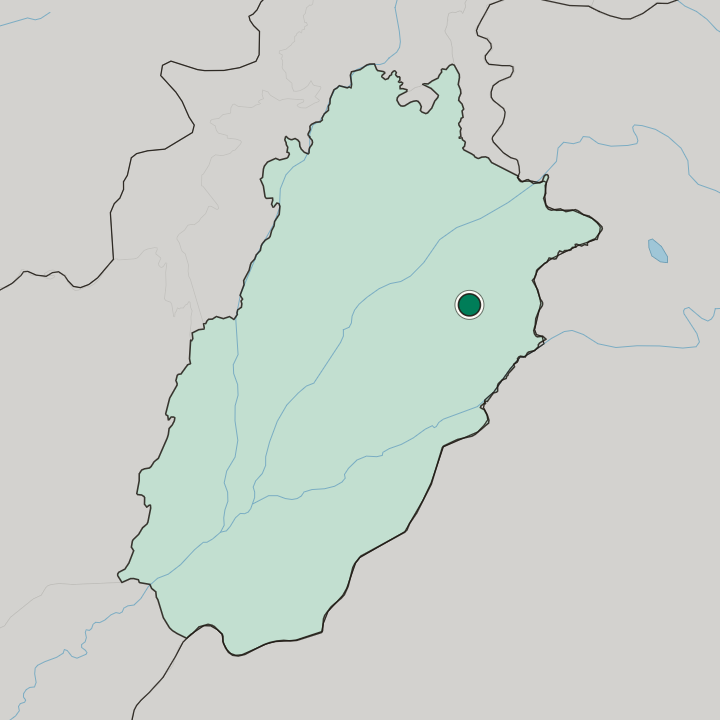 Map showing Nankana Sahib — In Punjab Province