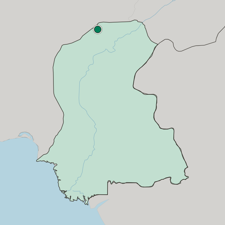 Map showing Jacobabad — In Sindh