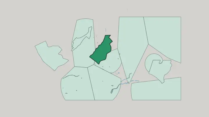 Map of Gulberg Town in Karachi