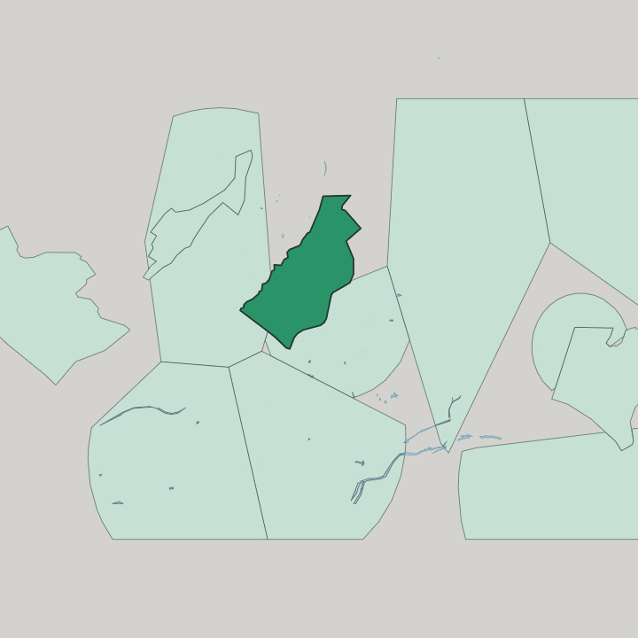 Map showing Gulberg Town — In Karachi