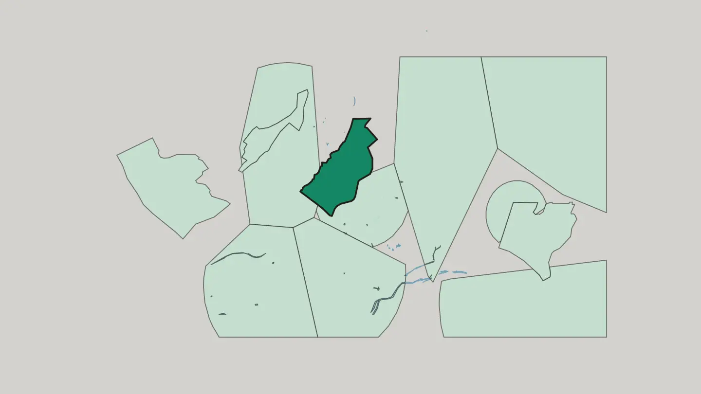 Map of Gulberg Town in Karachi