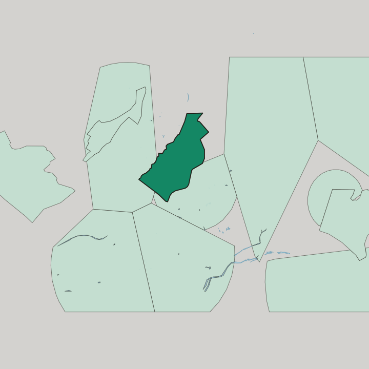 Map showing Gulberg Town — In Karachi