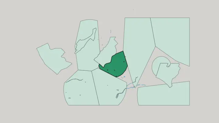 Map of Gulshan-e-Iqbal in Karachi