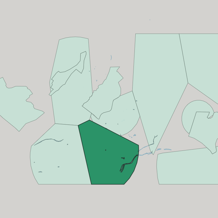 Map showing PECHS — In Karachi