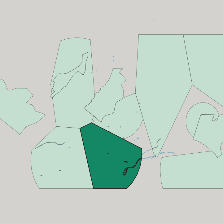 Map showing PECHS — In Karachi