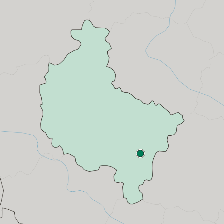Map showing Kalisz — In Greater Poland Voivodeship