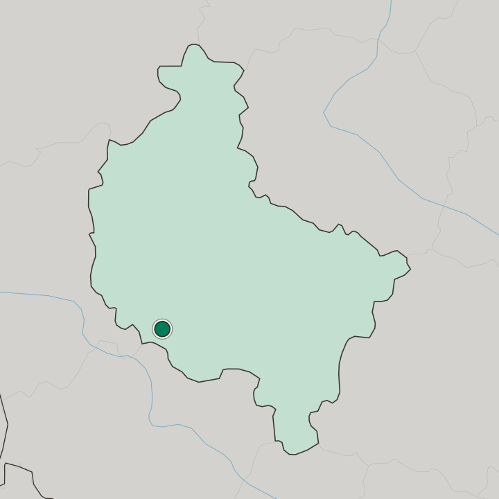 Map showing Leszno — In Greater Poland Voivodeship