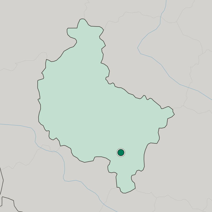 Map showing Ostrów Wielkopolski — In Greater Poland Voivodeship