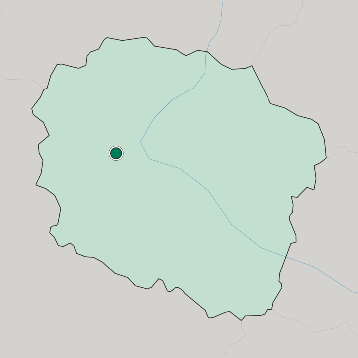 Map showing Bydgoszcz — In Kuyavian-Pomeranian Voivodeship