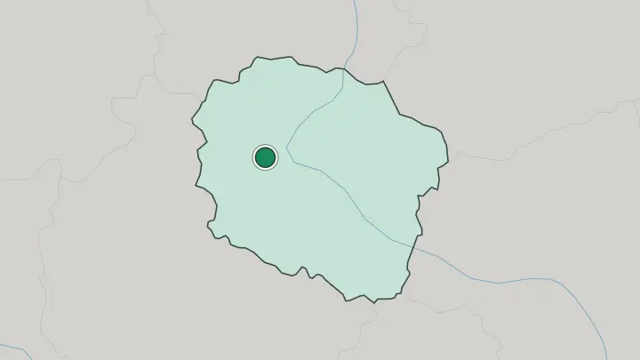 Map of Bydgoszcz in Poland