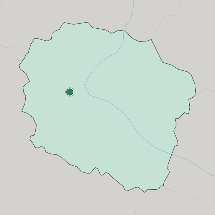 Map showing Bydgoszcz — In Kuyavian-Pomeranian Voivodeship