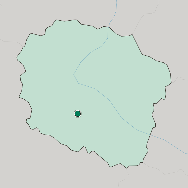 Map showing Inowrocław — In Kuyavian-Pomeranian Voivodeship