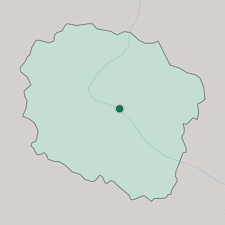 Map showing Toruń — In Kuyavian-Pomeranian Voivodeship