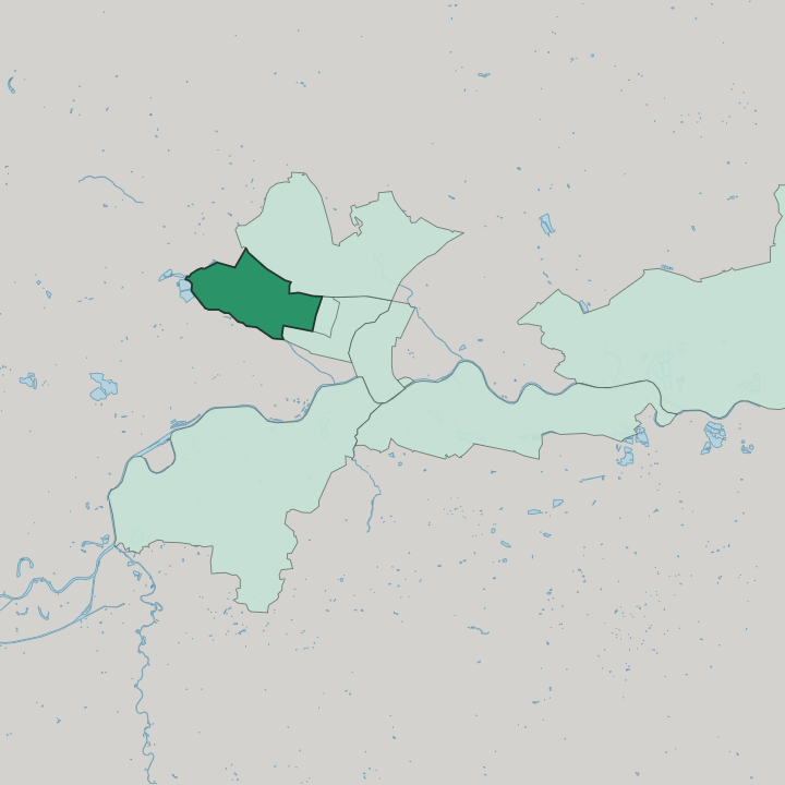 Map showing Bronowice — In Kraków