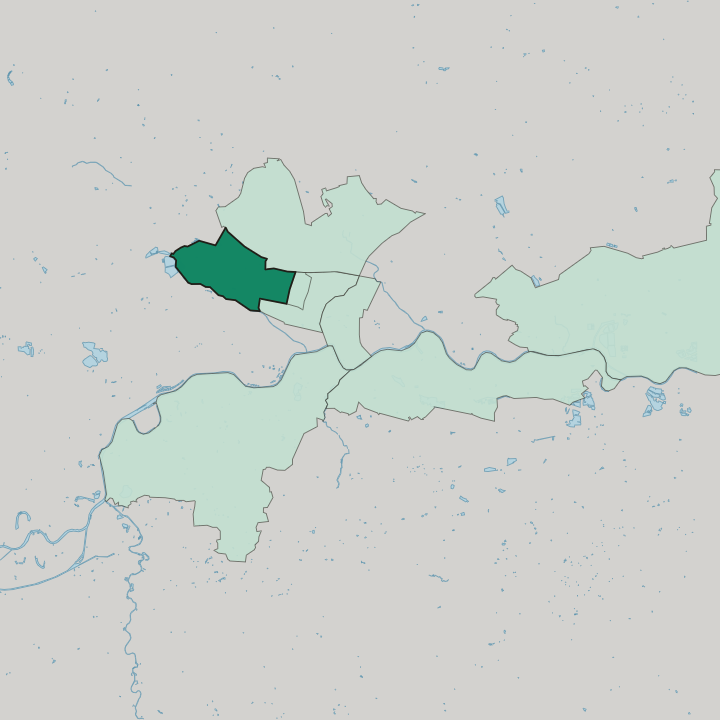 Map showing Bronowice — In Kraków